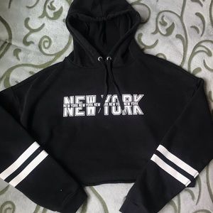 🍪Cropped New York Hoodie